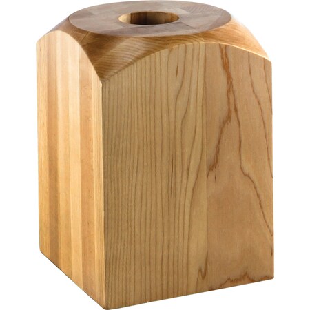 5-1/16 Wx5-1/16Dx7-1/16H Rubberwood Fireplace Column Base